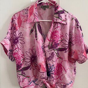 Kut From The Kloth XS Flower Shirt